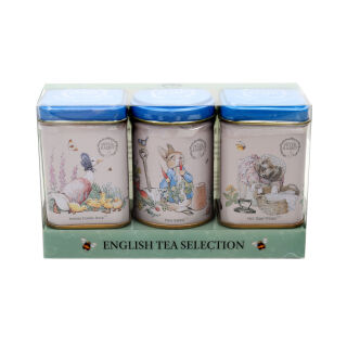 New English Teas - Loose Tea Selection 70g - 3 Beatrix Potter - Peter Rabbit Tins
