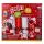Christmas Time - 6 Family Game Crackers - Red & White - Santas Yes or No