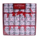 Christmas Cracker 6 Pack - White & Red - Christmas Joy...