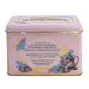 New English Teas - 1869 Black Tea Blend 40 Tea Bags - Vintage Victorian Tin - Light Pink