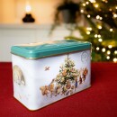 New English Teas - English Breakfast Tea 40 Tea Bags - Beatrix Potter "Peter Rabbit - Christmas Tree" Tin