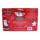 Christmas Time - 8 Family Game Crackers - Red & White - Musical Whistle