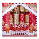 Christmas Time - 6 Family Game Crackers - Gingerbread Men - Kazoo Festive House Of Tunes