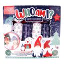 Christmas Time - 6 Family Game Crackers  - Blue & White - Who Am I? - Gonk