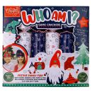 Christmas Time - 6 Family Game Crackers  - Blue &...