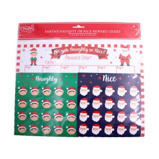 Christmas Time - Santas Naughty Or Nice Reward Chart