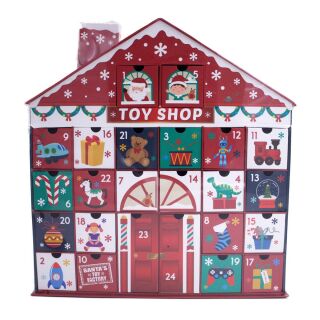 Toy Shop Advent Calendar House 24 Doors - Large