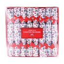 8 Mini Saucer Christmas Cracker - Reindeer & Holly