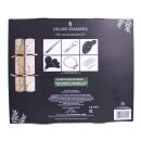 Harvey & Mason - 6 Large Deluxe Christmas Cracker - Glitter Fern - Gold & White