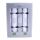 Green Christmas - 10 Large Luxury Eco Christmas Cracker - Silver & White - Snowflakes
