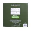 Christmas Cracker 6 Pack - White & Green - Holly...