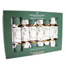 Christmas Cracker Extra Large Premium 8 Pack - White & Green - Merry Christmas