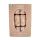 Christmas Time - Fill Your Own Crackers 8 Pack - Brown & White - Berry