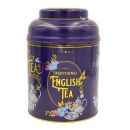 New English Teas - English Breakfast Tea 240 Tea Bags - Vintage Victorian Tin - Royal Purple