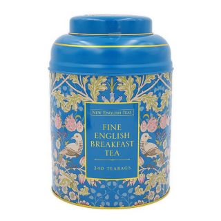 New English Teas - English Breakfast Tea 240 Tea Bags - Song Thrush and Berries - Teal