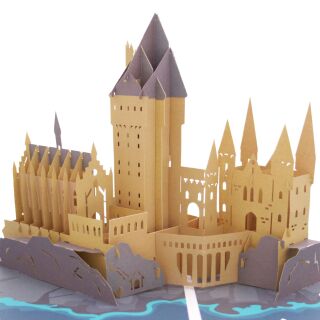 Cardology - Harry Potter 3D Pop Up Card - Hogwarts