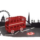Cardology - London 3D Pop Up Card - Bus