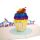 Cardology - Rainbow Cupcake 3D Pop Up Card