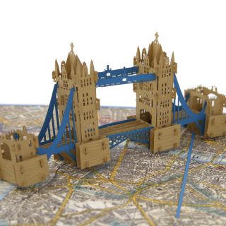 Cardology - London 3D Pop Up Card - Tower Bridge