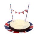 Union Jack Bunting Cake Decoration 22cm x 19cm