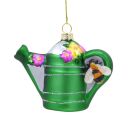 Sass & Belle - Green Watering Can Glass Bauble