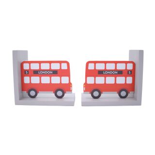 Sass & Belle - 2 London Bus Bookends