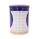 King Charles III -  Gold Plated Coronation Mug 10cm