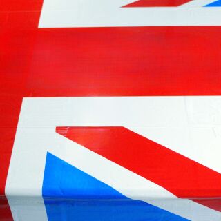 Union Jack Plastic Table Cloth 180cm x 110cm