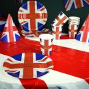 Union Jack Plastic Table Cloth 180cm x 110cm