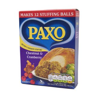 PAXO Chestnut & Cranberry Stuffing 170g