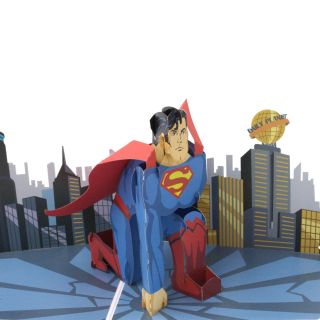 Cardology - Superman 3D Pop Up Card