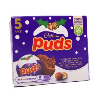 Cadbury Christmas Puds 5 Pack 175g