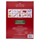 Harvey & Mason - 10 Large Luxury Eco Christmas Cracker - Red & White - Santa