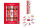 Harvey & Mason - 10 Large Luxury Eco Christmas Cracker - Red & White - Santa