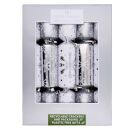 Harvey & Mason - 10 Large Luxury Eco Christmas Cracker - Silver & White - Snowflake