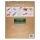 10 Family Eco Christmas Crackers - Brown & Cream - Reindeer