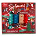 Christmas Time - 6 Family Game Crackers - Diverse Colours - Santas Six Second Scramble