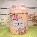New English Teas - English Breakfast Tea 240 Tea Bags - Vintage Floral Tin - Blush
