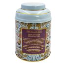 New English Teas - English Breakfast Tea 240 Tea Bags - Song Thrush and Berries Tin - Pale Blue