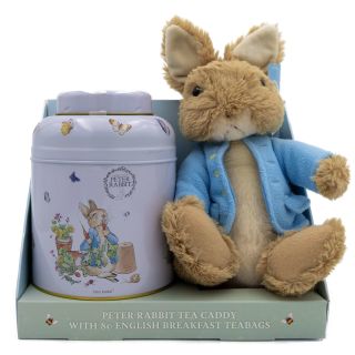 New English Teas - English Breakfast Tea 80 Tea Bags - Beatrix Potter - Peter Rabbit Gift Set
