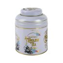 New English Teas - English Tea Selection  3 x 80 Tea Bags - Vintage Victorian Tin – White, Mint & Lavender