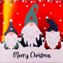 Christmas Cards - 10 Cards - 2 Christmas Gonk Designs