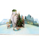 Cardology - The Snowman 3D Pop Up Card