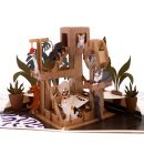 Cardology - Battersea Collection 3D Pop Up Card - The Cat...