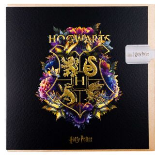 Cardology - Harry Potter - Hogwarts Houses Black Gold