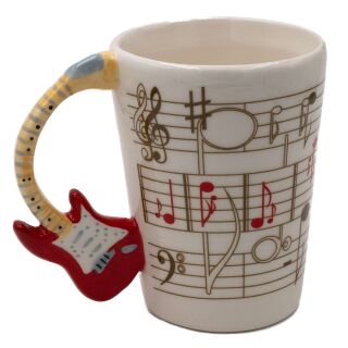 Ceramic Mug - Guitar Handle