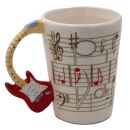 Ceramic Mug - Guitar Handle