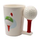 Ceramic Mug - Golf Ball Handle