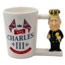 Ceramic Mug - King Charles III Handle
