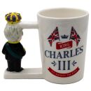Ceramic Mug - King Charles III Handle